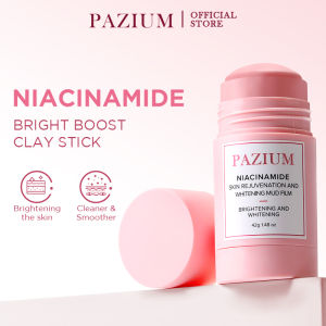 PAZIUM Niacinamide Clay Mask Stick Anti Blackheads & Oil Control Whitening Clay Mask Face Skin Care Facial Mask Skin Barrier 42g 泥膜棒