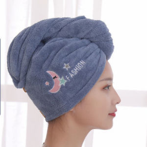 Harga Grosir - Handuk Keramas Model Kancing / Handuk Keramas Rambut Magic Towel Cepat Kering