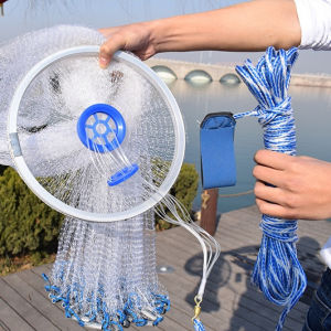 Chài Cước Rút Thái Lan Bung 7m2 Loại 1 - Chài Rút Tàng Hình Sử Dụng Đơn Giản Chống Rối Cao Cấp