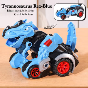Transforming Dinosaur Car Deformation Car Toys Tyrannosaurus Rex Racing Inertial Sliding Dino Model