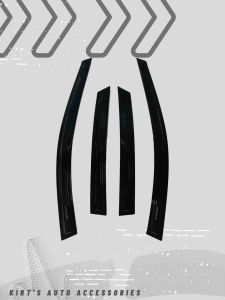Hyundai Kona 2018 2019 2020 2021 2022 Mugen Rain Visor Window Guard Deflector Gutter IM