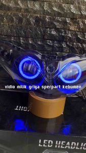 LAMPU DEPAN JUPITER Z NEW BURHAN DAYMAKER LED FUL HITAM