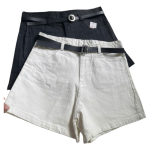 Mùa hèMới đếnRetrocao eoSlimming look quần short denim cho phụ nữ CasualCasualloose quần ống rộng nóng bỏng