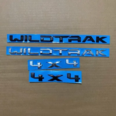 BỘ LOGO CHỮ 4X4 WILDTRAK DÁN XE FORD RANGER EVEREST CAO CẤP CỰC ĐẸP