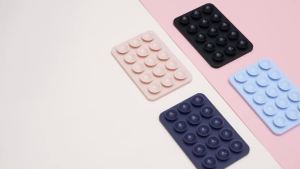 Magnetic Silicone Suction Pad Card Holder  For Mobile Phone Fixture Suction Cup Backed Adhesive Rubber Sucker Pad For Fixed Pad