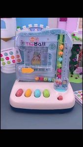 Childrens Educational Rolling Ball Toy Trackball Parent-child Desktop Interactive Game Puzzle Toy电动接豆豆滚珠桌游