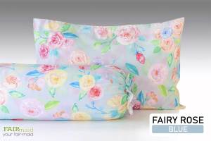 FAIRmaid ปลอกหมอนหนุน ขนาด 19นิ้ว x 29นิ้ว / ปลอกหมอนข้าง ขนาด 14นิ้ว x 44นิ้ว ลาย Fairy Rose