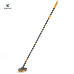 Tile Tub Scrubber Brush with Long Handle Floor Scrubbing Brush Detachable for Pool Carpet Wet Room Wooden Floors Kitchen