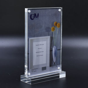Acrylic "T" Stand Portrait Frame | Photo Frame | 4R-6R