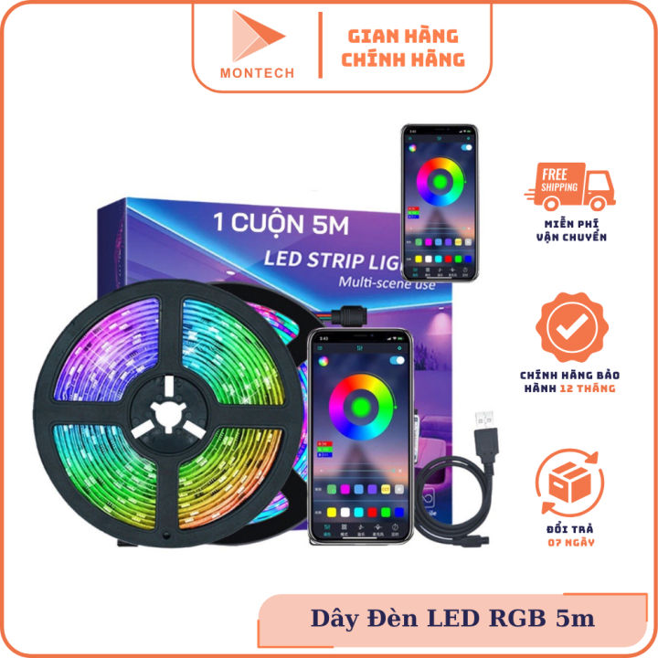 Đèn Led USB Trang Trí Màn Hình Máy Tính, Tivi, Bàn Làm Việc, điều khiển ...