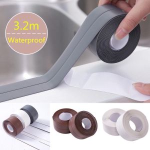 3.2M Wall Sealing Strip Self Adhesive Kitchen Tape Waterproof Toilet Bowl Basin Edge Multifunctional Magic Tape