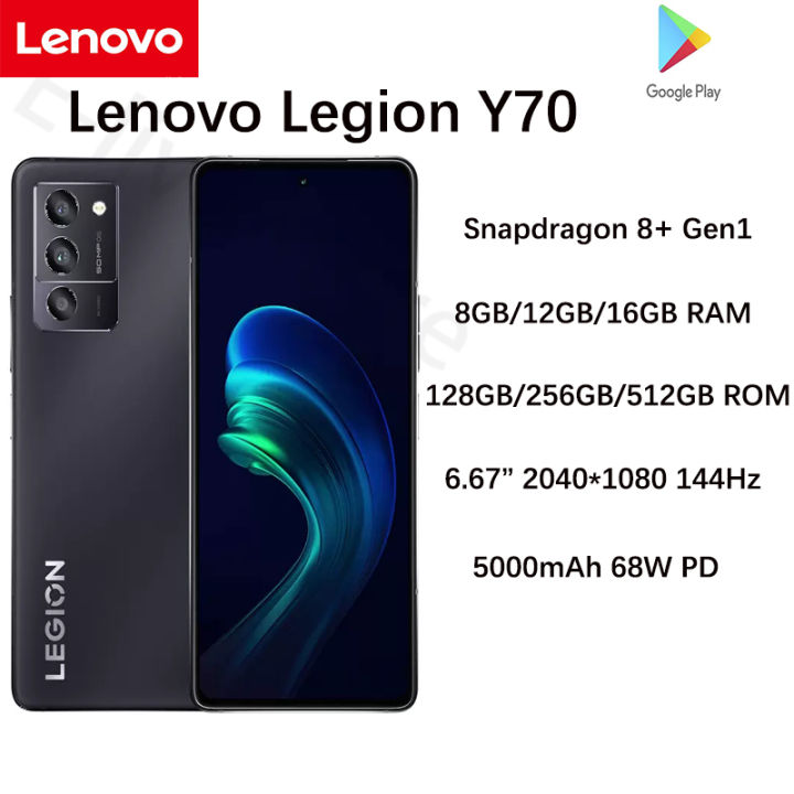 Lenovo Legion Y70 Mobile Phone 6.67'' 144Hz OLED Screen Snapdragon 8 Plus Gen  1 Octa Core 5100 mAh Battery 50MP Triple Camera China rom | Lazada.co.th