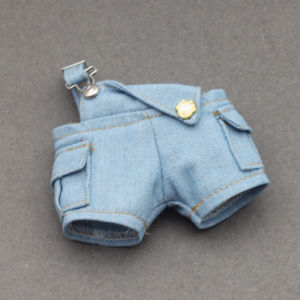 (แฟนตัวยง) สำหรับ17Cm Labubu จี้ผ้าแนวย้อนยุคหมวกกางเกงขายาวรัดรูปกราฟฟิตีสำหรับปาร์ตี้