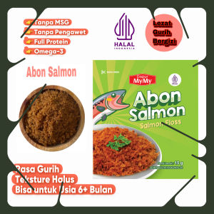 AYU- Abon MPASI Anti GTM Abon Salmon Penambah Nafsu Makan Anak Tanpa Campuran Kemasan Ekonomis