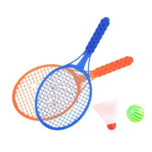 Plastic Badminton Racket Set Tennis Racket Set For Children Motor Skills Enhancement Interactive Teamwork Games