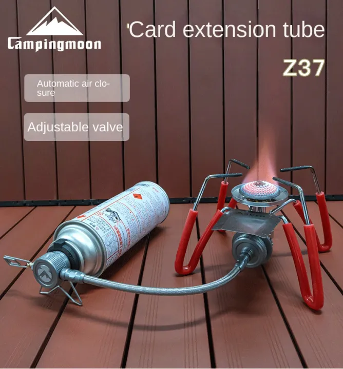 Campingmoon%20Gas%20Stove%20Adapter%20Burner%20Nozzle%20Type%20Portable%20Standard%20Butane%20Fuel%20Gas%20Canister%20Hose%20Extension%20Tube%20Propane%20Cylinders%20External%20Direct%20Adaptor%20Tube%20Gas%20Stove%20Connector%20Outdoor%20Camping%20Hiking%20Travel%20Heavy%20Duty%20Original%20Camping%20Moon%20-%20Image%203