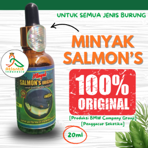 Minyak Salmon Omega Plus Suplemen murai kacer cucak ijo Vitamin Suplemen