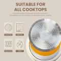 Russell Taylors Detachable Handle Non-stick Cookware Set  - Fry Pan, Sauce Pan (5 Pcs) CW-4. 
