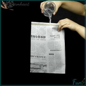 【The Warmheart】 Magic Tricks Water In Newspaper illusions Magic Tricks Product Paper Magic toy