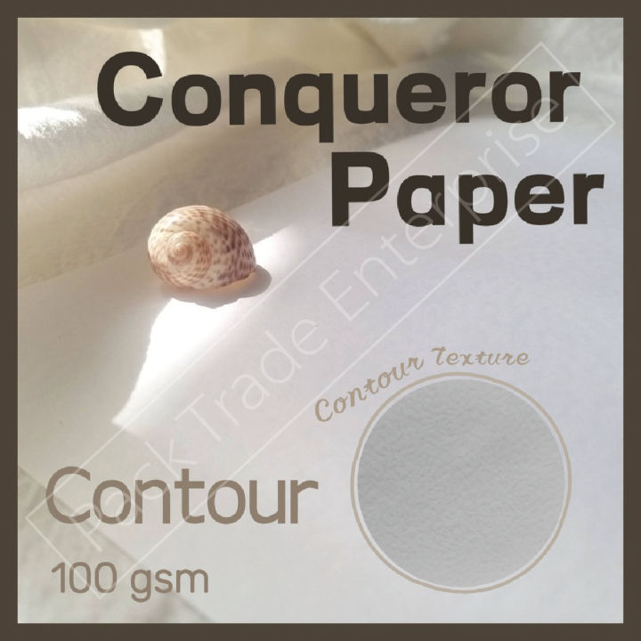 20 PCS A5/A4/ A3 SIZE CONTOUR 100 GSM CONQUEROR PAPER/ PREMIUM ORIGINAL