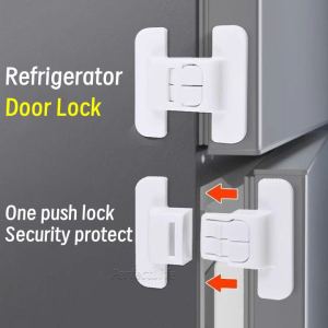 Baby Safety Lock Refrigerator Lock Child Anti-clamping Cabinet Door Lock Door Stopper Freezer Lock