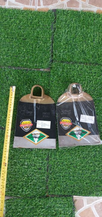 จอบเข้ทอง เหล็กกล้าชุบแข็ง ใช้ขุดดินไร่นา