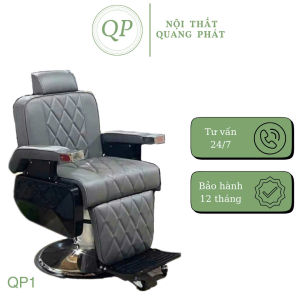 Ghế cắt tóc nam ngã lưng tựa đầu 1 tầng cao cấp ghế barber