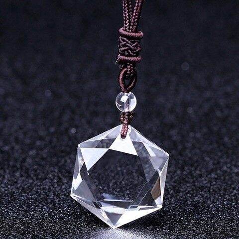 Ready Stock】Natural Six-Pointed Star Crystal 天然六芒星水晶 | Lazada