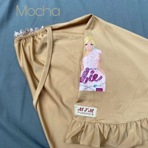 Hijab anak bergo barbie/Hijab renda rempel anak