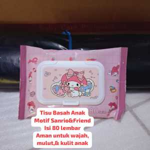TISU BASAH BAYI ISI 80 LEMBAR TISSUE BASAH BABY MURAH BABY WIPES WET TISSUE BABY