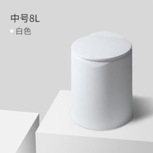 Japanese Style Minimalist Office Room Dustbin Garbage Dispose  8L & 12L With Swing Cover Lid  Tong Sampah Minimalis