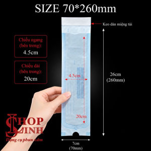 (LẺ 10cái) SIZE LỚN Túi đựng dụng cụ túi đóng gói vận chuyển đựng dụng cụ nail spa túi ép nhiệt có miếng dán Linh Shop