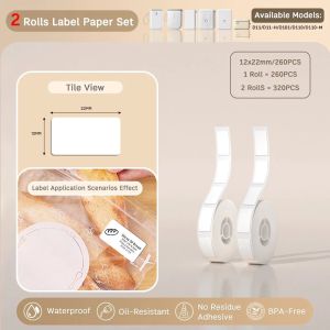 NIIMBOT D110 M Bluetooth Thermal Label Printer - Portable Waterproof Sticker Maker for Retail Shipping Food Packaging