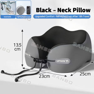 U-Shaped Memory Foam Neck Pillow Office Rest Pillow Family Travel Portable Memory Cotton Comfort Pillow Sleep Neck Pillow