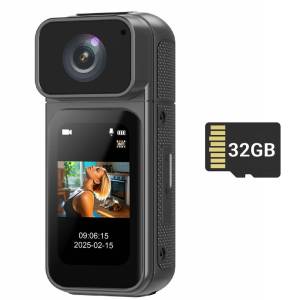 S80 Thumb Camera 2.7K HD180°Rotate WIFI Sport DV Cycling Recorder 1080P Pet WIFI Camera First Person View Sports Cycling Camera