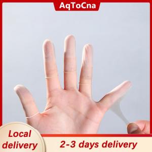 [COD] AqToCna Ship within 24 hours 50pcs pack Disposable Latex Finger Cover Rubber Non-slip Anti-static Finger Cots Fingertips Protector Gloves Nail Art Tool