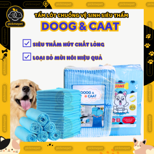Tấm Lót Tả Lót Miếng Lót Vệ Sinh Chuồng Siêu Thấm Hút Khử Mùi cho Chó Mèo