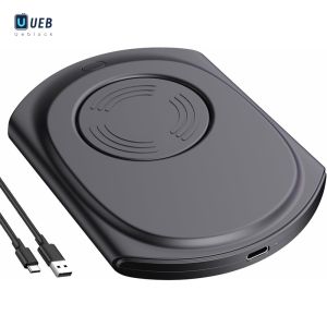 Ueblock✈ Ultra Slim Mouse Jiggler 20dB Quiet & Noiseless Undetectable Mouse Wiggler with ON/Off Switch Mouse Movement Simulator Keep Computer Laptop Active