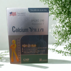 Calcium Yalla - Canxi Cho Trẻ Trên 6 Tuổi Phụ Nữ Mang Thai và Cho Con Bú