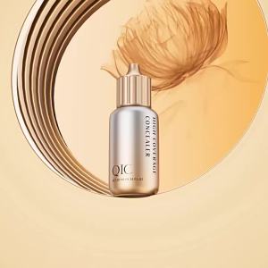 New Product QIC Gold Concealer   Lightweight Clear Natural Color Covers Dark Circles and Acne Marks Cross-Border Makeup