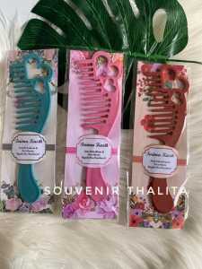 Isi 50 Pcs Souvenir Sisir LOVE Kemasan ALAS SHABY Souvernir Hadiah Pernikahan Sovenir Murah
