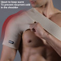 Shoulder Brace Belt High Elastic Sweat-absorbing Breathable Ultra-Thick Wide Application Shoulder Protection Neoprene Single Shoulder Support Belt Sports Protective Gear for Running. 