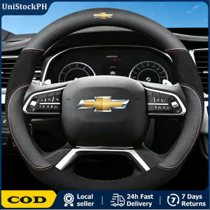Chevrolet Alcantara Steering Wheel Cover Anti Slip Universal Fit Captiva Tracker Camaro Trailblazer