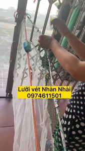 LƯỚI VÉT XỊN 20m Cao 2m -- Không Gia Công -- Lưới 3 Ly Túi Kéo 5m