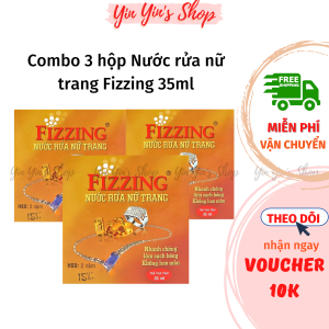 Combo 3 Hộp Nước Rửa Nữ Trang Nước Rửa Trang Sức Vàng Bạc Fizzing Dung Tích 35Ml Làm Sạch Và Làm Sáng Vàng Bạc Hoàn Toàn Không Gây Hao Mòn