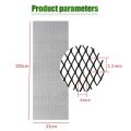 Car Grill Mesh Honeycomb Mesh Grille Sheet Jaring Bumper Grill Bumper Depan Grill Pelindung Cover Mobil Aksesoris Eksterior Mobil. 