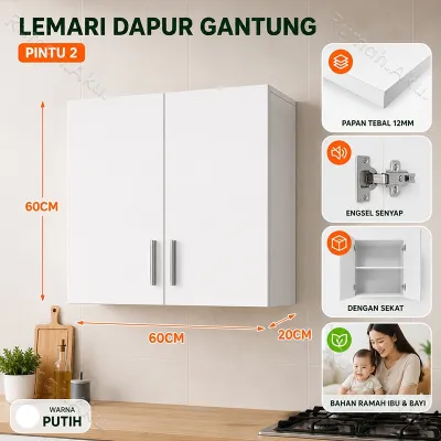 Lemari Dapur Gantung Kichen Set Dapur Lemari Dapur Kitchen Set Lemari Dapur Minimalis (Surabaya)