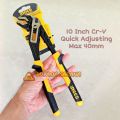 Pump Pliers 10" Inch INGCO HPP28258 Tang Burung Kunci Pipa Air Water. 