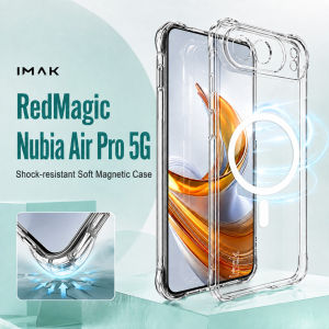 Magnetic Case For RedMagic Nubia Air Pro 5G Raised Edge Shockproof Transparent CA0003