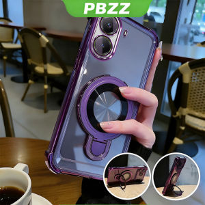 Ốp lưng PBZZ cho điện thoại POCO X7 PRO POCO X7 2025 ốp mềm silicon chống sốc thiết kế mới thẩm mỹ trong suốt có túi khí màu hồng dễ thương kèm giá đỡ dành cho nữ SJUZJ02